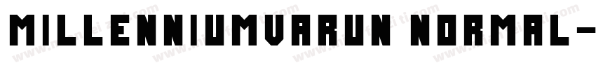 MillenniumVarun Normal字体转换
